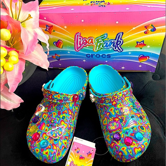 LISA FRANK CROCS 💗💛💜🧡💚💙❤️ - Picture 2 of 11